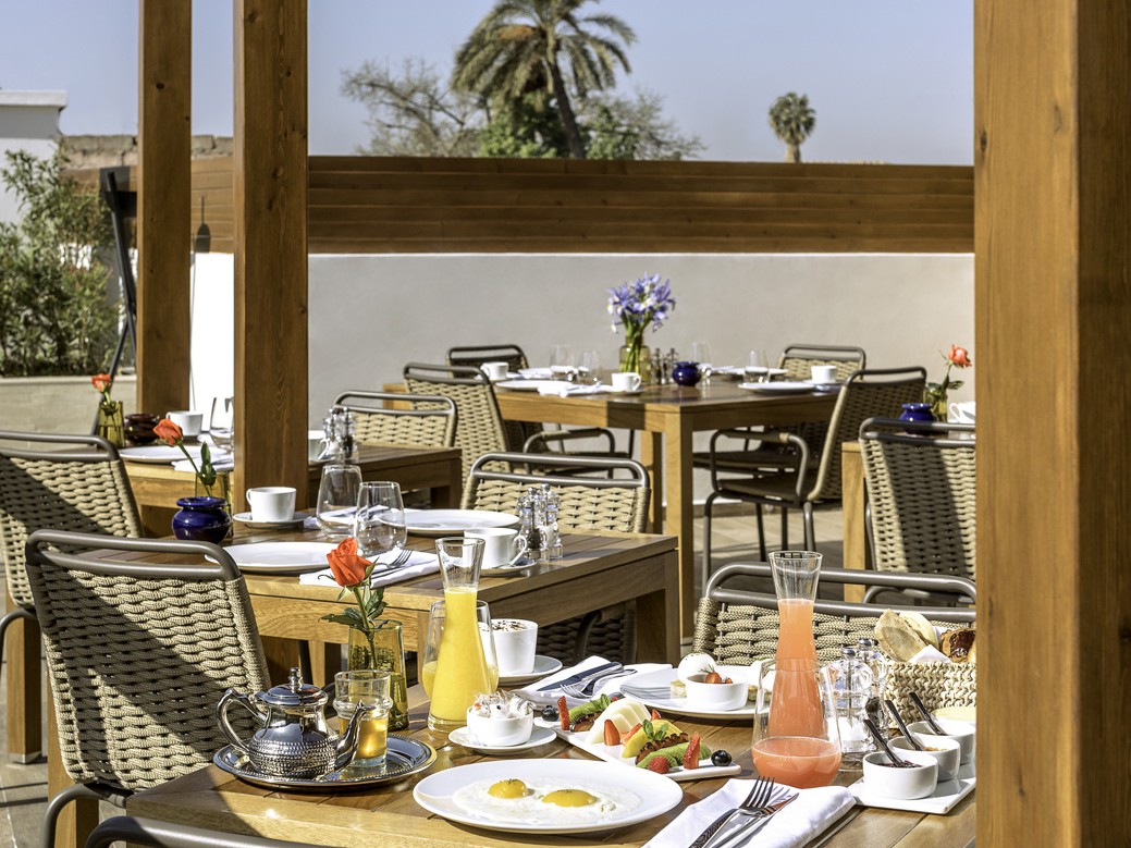 gastronomic restaurant in marrakech - hotel la brillante
