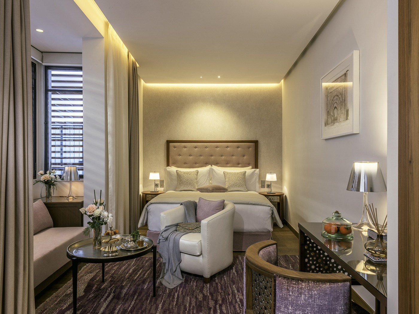 chambre hotel 5 étoiles riade à Marrakech